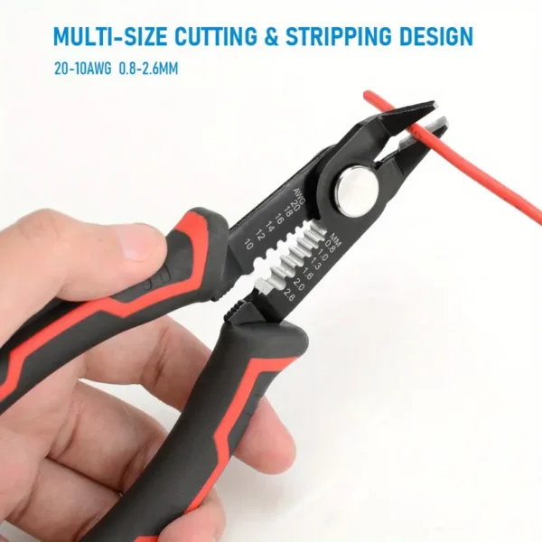 360 Flush Cutter Tool for Precision Wire Stripping and Crimping