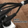 100pcs Nylon Reusable Cable Ties