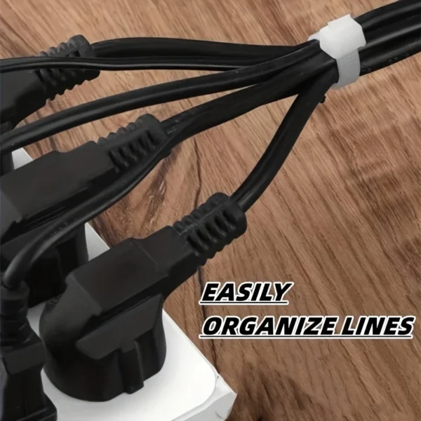 100pcs Nylon Reusable Cable Ties