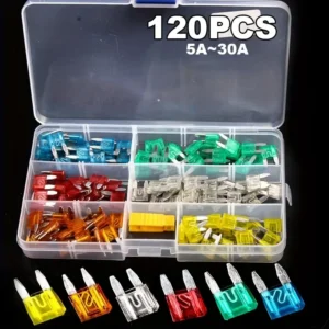 120PCS Mini Blade Fuse Set