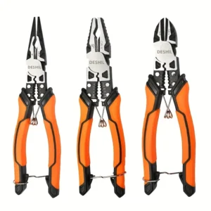 3pcs DESHIL Wire Stripper Pliers Set
