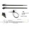 100pcs Durable Black Nylon Car Mount Wire Ties