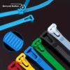 100pcs Nylon Reusable Cable Ties