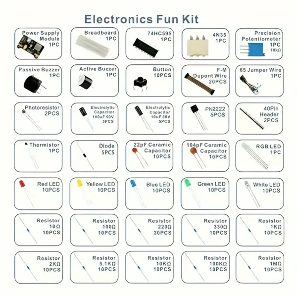 Electronic Component Fun Kit