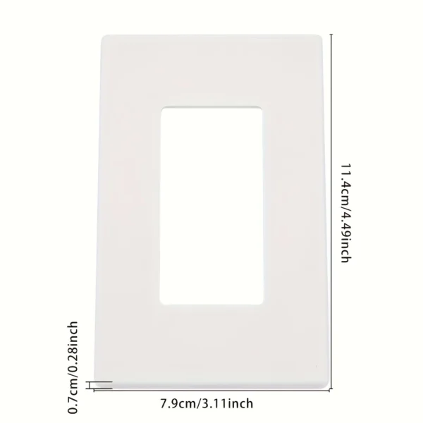 1pcs ABS Receptacle Outlet Wall Plates